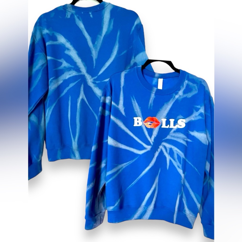 Buffalo bills bleached sweatshirt